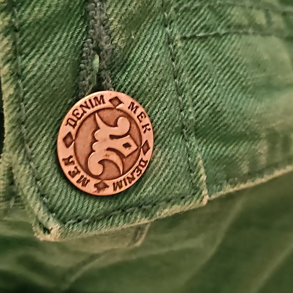 Tall, Low-Rise MEK DNM Jeans 27/34 in RARE Emerald Green ๐ - Picture 5 of 5